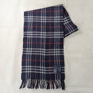 Burberry Classic Check Blue Scarf In Wool | Winter